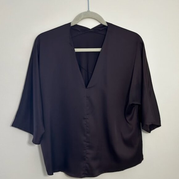 Banana Republic Factory Chocolate Brown Blouse - S - Picture 1 of 2